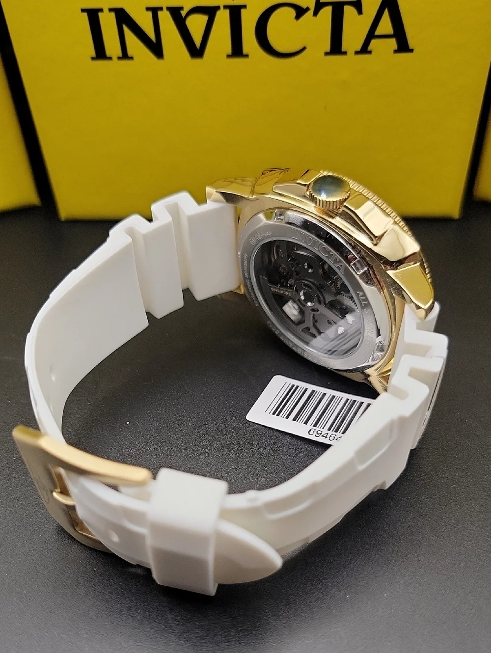 69464 Invicta Sea Hunter Obsidian Automatic Men's Watch w/ Skeleton Dial 44mm